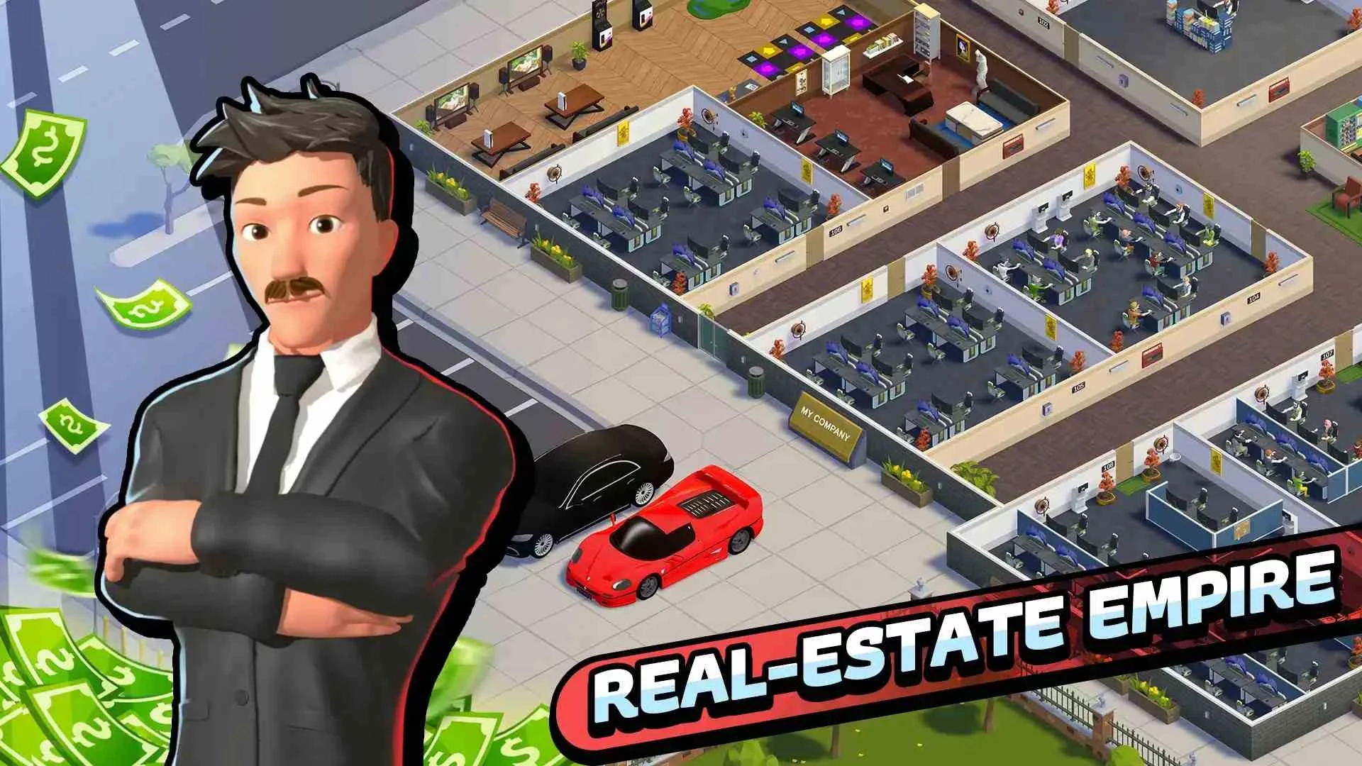 Взлом Idle Office Tycoon- Money game APK Мод скачать на android